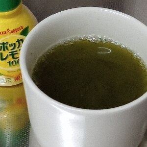 ホッと(o^^o) ホット緑茶レモネード ♪